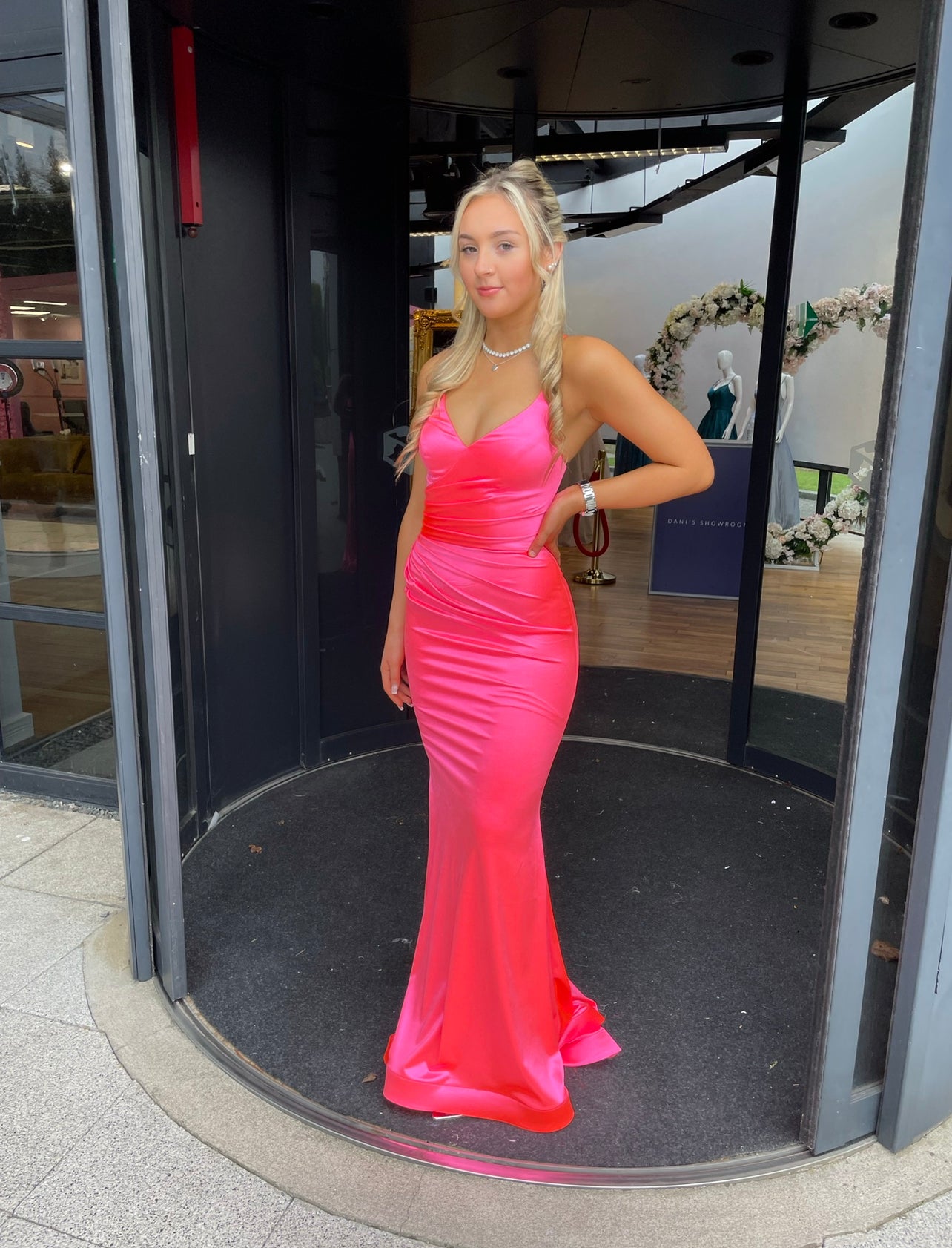 hot pink and leopard dress Make My Day Hot Pink Leopard Babydoll Dress