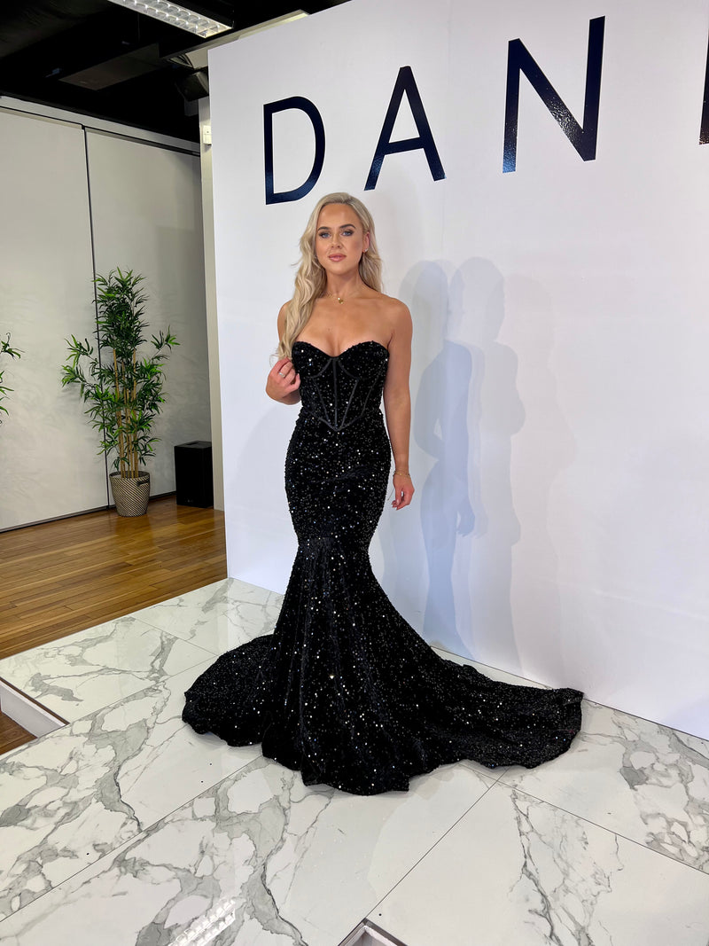 Black debs dresses hotsell