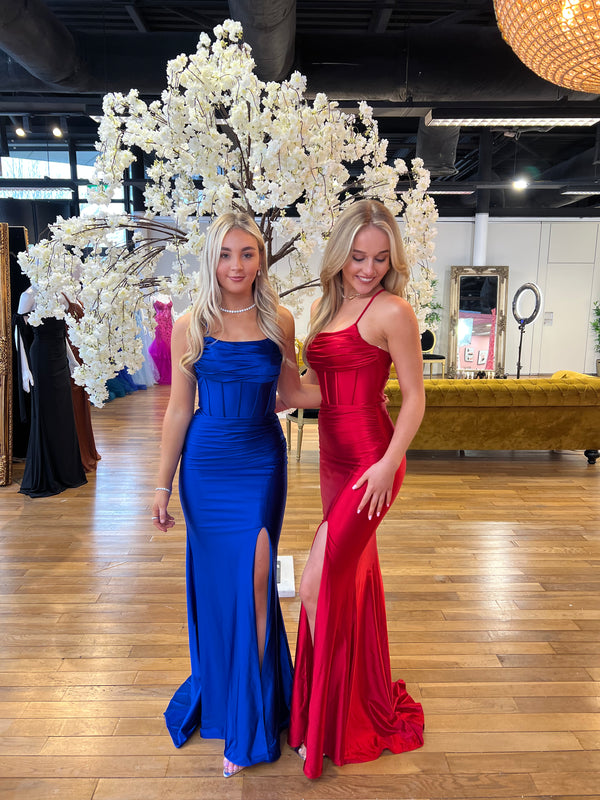 Burnt orange debs shop dress